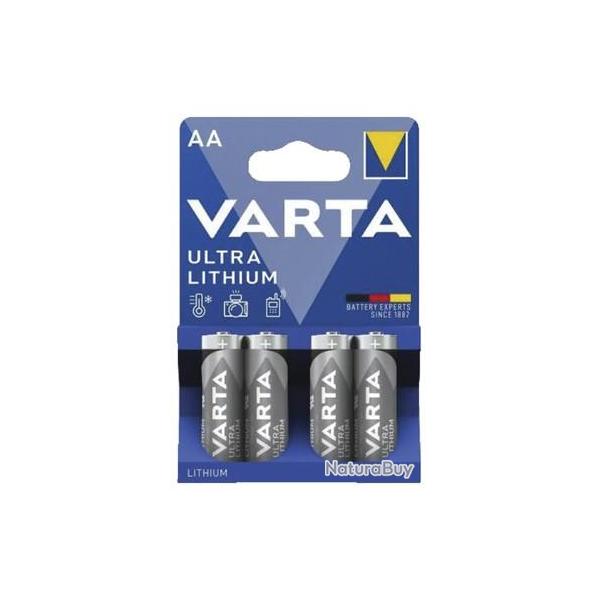 PILE VARTA ULTRA LITHIUM LR6AA X4