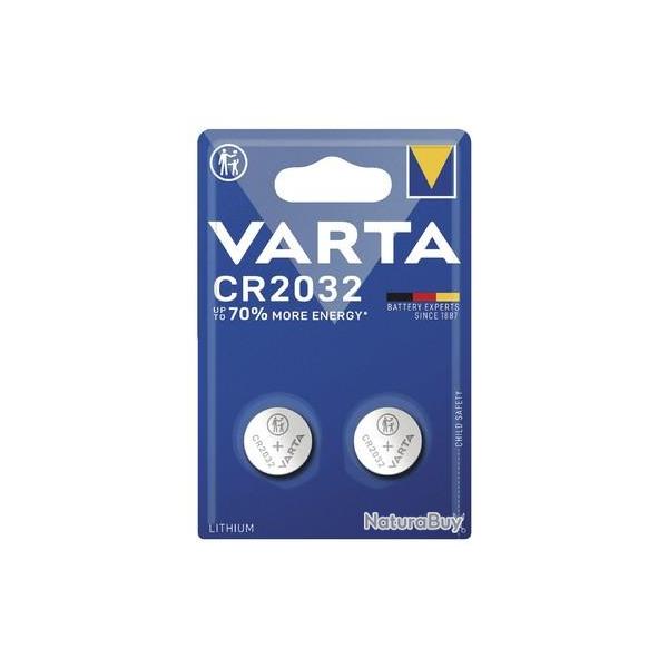 PILE VARTA LITHIUM CR2032 X2