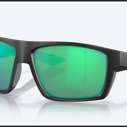 LUNETTE COSTA DEL MAR BLOKE MATTE BLACK MATTE GREY/GREEN MIRROR 580G REF 904510