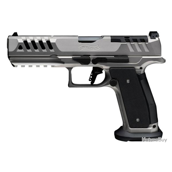 PIST PDP SF MATCH FULL SIZE BLACK TIE WALTHER 5'' CAL 9X19, 20 COUPS