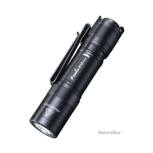 Lampe de poche Fenix E12 V3 - 200 Lumens