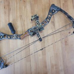 arc compound MATHEWS SWITCHBACK gaucher 60-70 livres
