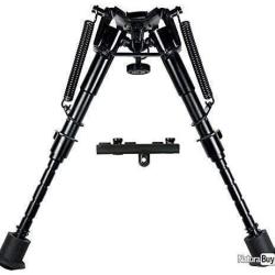 Bipied style harris 6"-9" pouces + adaptateur pour prot&egrave;ges- mains ( M - LOK  )