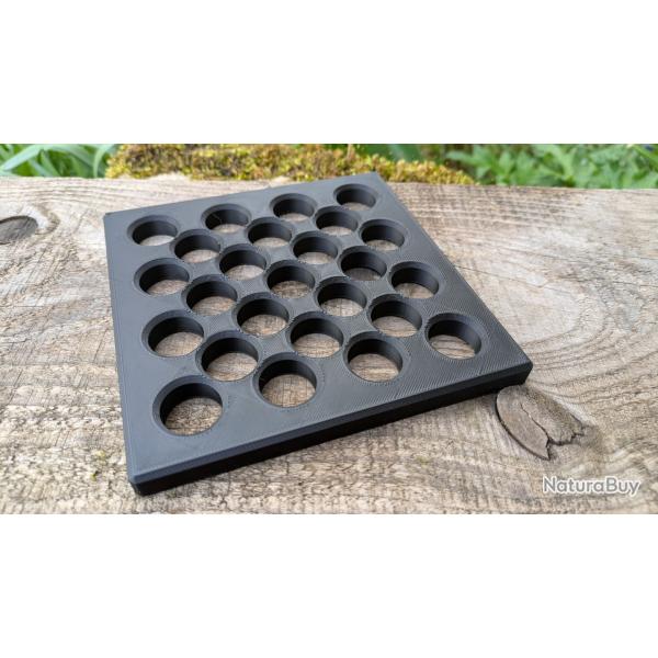 Bench Pad armurier � Plateau de protection alv�ol� 25 trous 19 mm