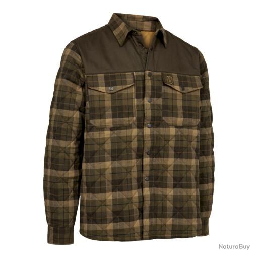 Chemise De Pêche Homme Habit - Manches Longues, Marron, Taille XL - Idéale Camping