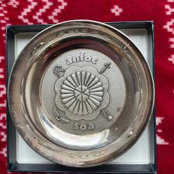 Coupelle / cendrier ANFOC-SOA (association nationale des femmes d'officiers de carri&egrave;re...