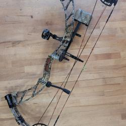 arc compound VELOCITY ARCHERY mod&egrave;le RETRIBUTION droitier 55-70 livres
