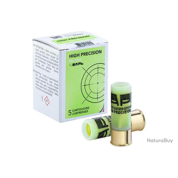 Bo�te de 5 cartouches High Precision Green 12/70 SAPL