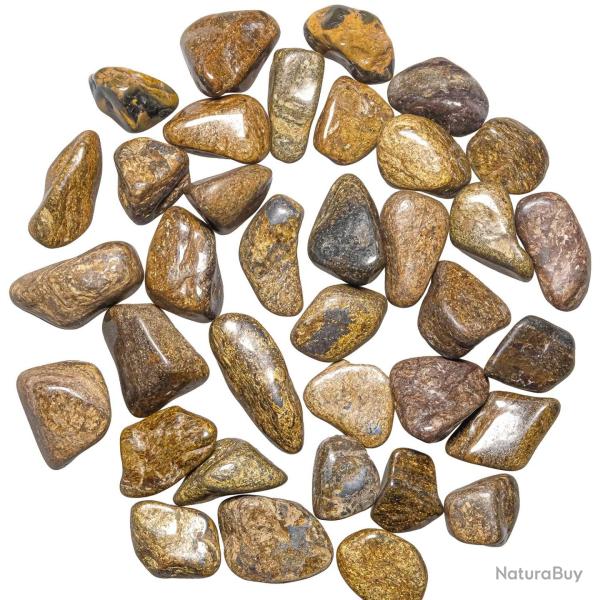 Pierres roul�es bronzite - 2 � 3 cm - 50 grammes