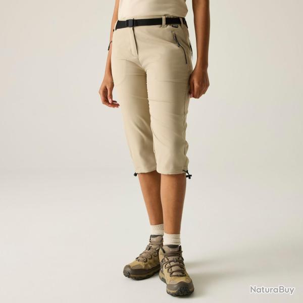 Pantacourt de Randonn�e Femme Regatta Women s Xert Stretch Capri Light Beige