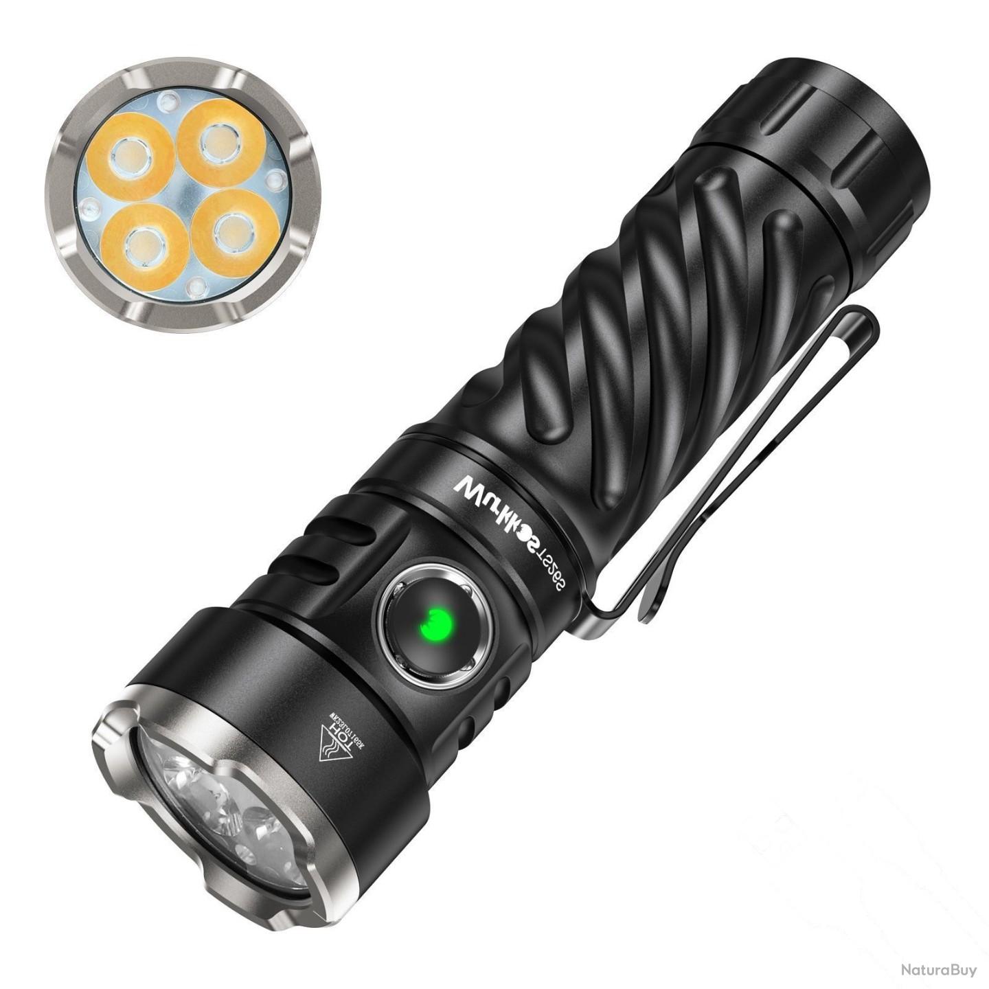 Lot de 1 , Lampe Torche LED Ultra Puissante, IP65 Étanche Lampe