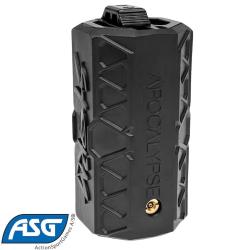 Grenade airsoft ASG Storm Apocalypse impact gaz 155 billes 6mm noire