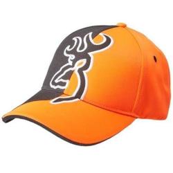 Casquette Homme Browning Half Blaze - Noir/Orange