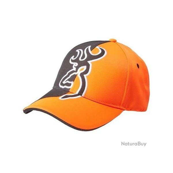 Casquette Homme Browning Half Blaze - Noir/Orange