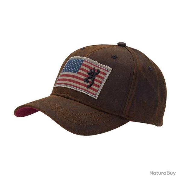 Casquette Homme Browning Liberty Wax - Marron