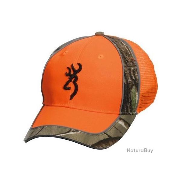 Casquette Homme Browning Polson Meshback Orange