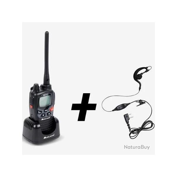 Talki walki midland G9 + oreillette prix de folie !