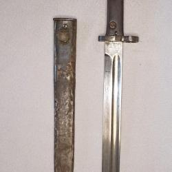 Ba&iuml;onnette Mauser Chilien mod&egrave;le 1895