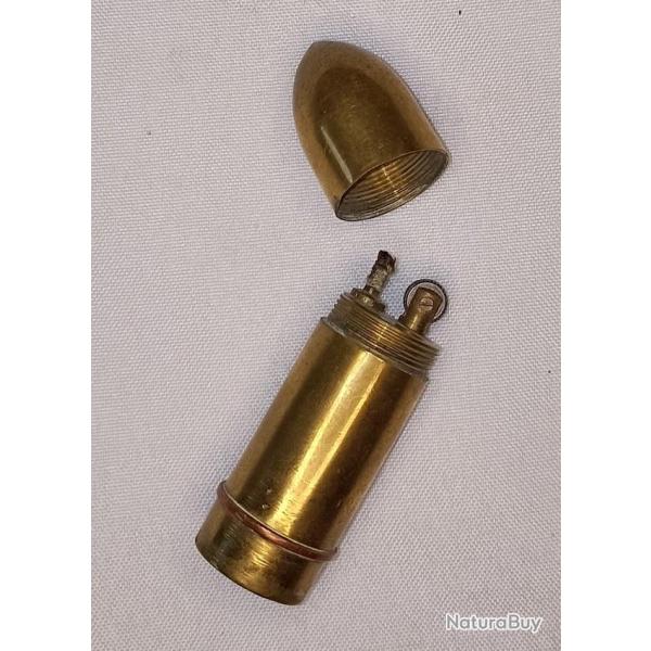 Briquet obus artisanat de tranch�e Poilu 14/18 WW1