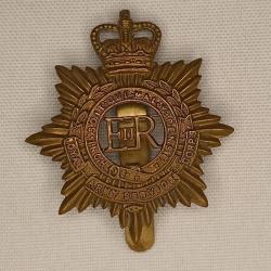 Cap badge insigne casquette anglais Royal Army Service Corps p&eacute;riode Elisabeth II