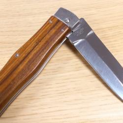 *** Mod&egrave;le de d&eacute;monstration - Couteau Mikov Predator - Lame 10cm - Manche Palissandre, Etui Cuir ***