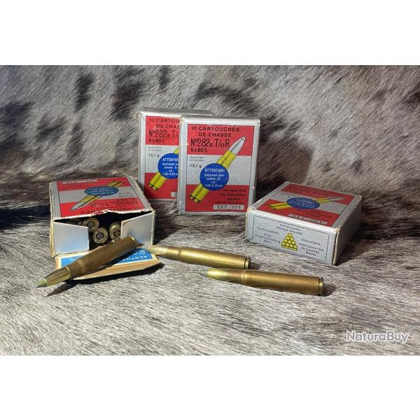 Lot De 4 Bo�tes De Cartouches Cal 8X60S - 1� sans prix de r�serve