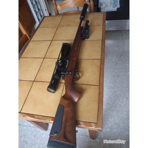 Sabatti hunter classic 222 rem lunette hawke 2.5-10x50 neuve