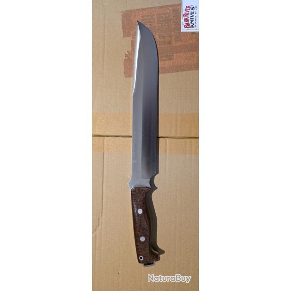 Couteau Bark River Bravo III - Tan Burlap Micarta