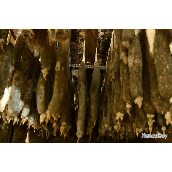 Saucisson corse de porc noir: n�1 des ventes 400-450g