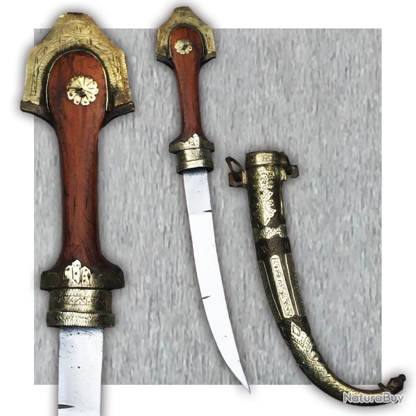 RARE & SUPERBE SABRE COURT KANDJAR / KHANDJAR / KINJAL / JAMBYA / KOUMIA XIX ORIGINAL
