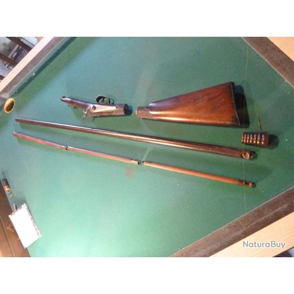 Rare et v�ritable canne fusil de Braconnier