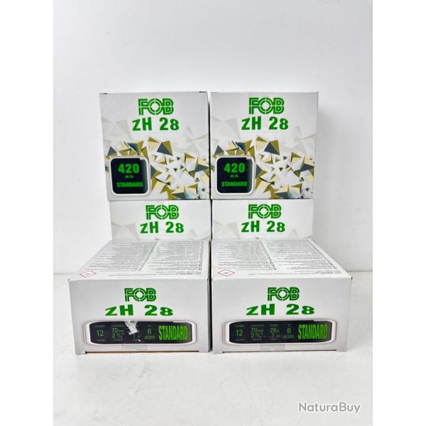 150 cartouches FOB ZH 28 Cal 12 N6