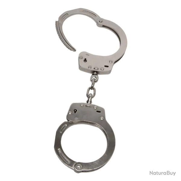 Menottes Police Gendarmerie Acier - Double S�curit� GK