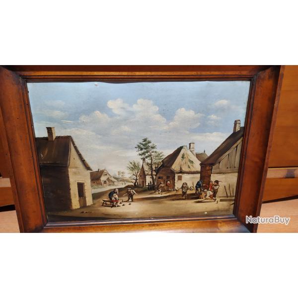 Tableau sc�ne de vie flamande