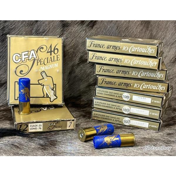 Lot De 10 Bo�tes CFA Sp�ciale Magnum De 10 Cartouches Cal12 - 1� sans prix de r�serve