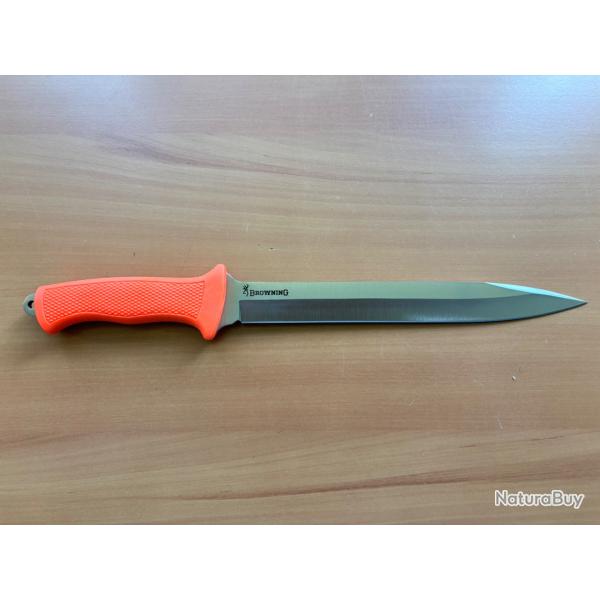Dague de chasse Browning Omega avec fourreau - 1� sans prix de r�serve !!