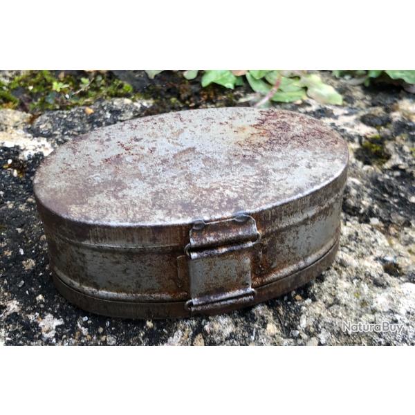 BOITE DOUBLE A GRAISSE MODELE 1886 POUR FUSIL LEBEL OU BERTHIER ww1 ww2