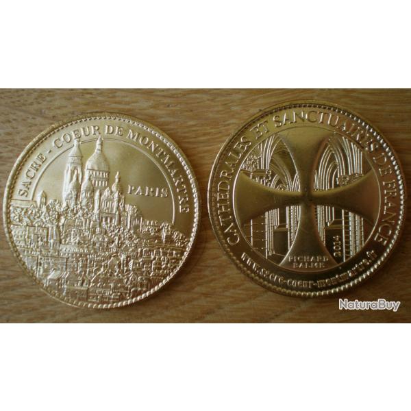 Medaille du Sacre Coeur Couleur Or par Monnaie de Paris 2014