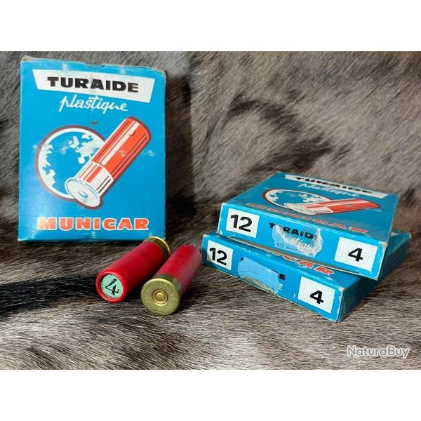 Lot De 4 Bo�tes Turaide Municar De 10 Cartouches Cal12 - 1� sans prix de r�serve