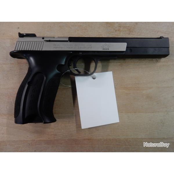 PISTOLET HAMMERLI XESSE CAL 22 LR CANON 6" OCCASION TRES BON ETAT