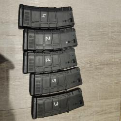 Pack 5 chargeur mid cap