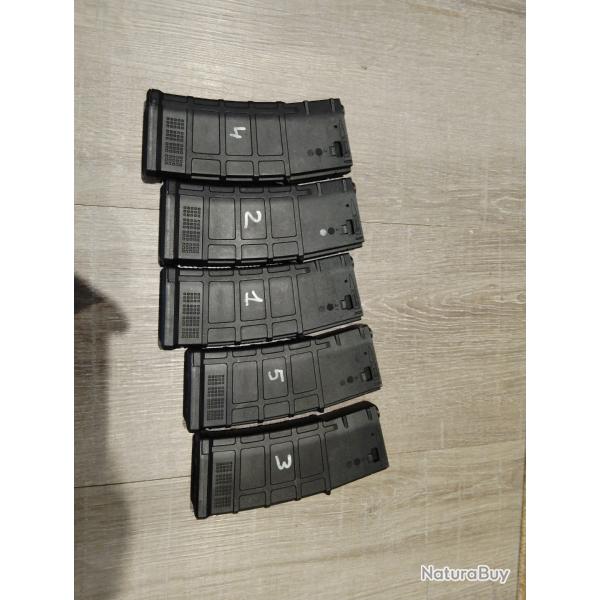 Pack 5 chargeur mid cap