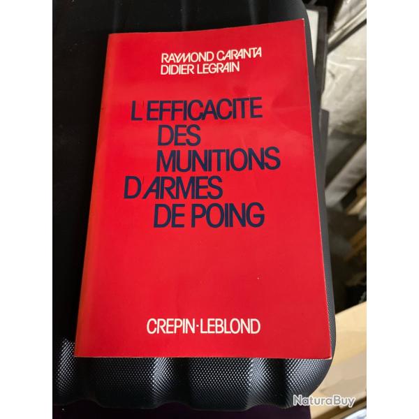 L'efficacit� des munitions d'armes de poing