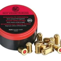 Cartouches RWS CAL.9X17 munitions d'abattage matador rouges par 50