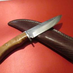 Couteau fixe de chasse " la forge du BRIAN"