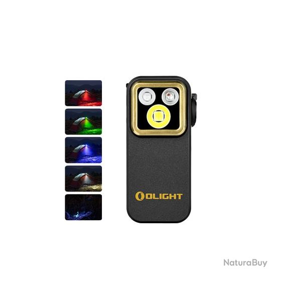 Olight Oclip Pro S - Lampe clip tactique 600 lumens rechargeable avec �clairage RVB et UV