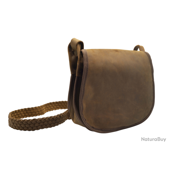 Sac � Cartouches Garenne Cuir Pleine Fleur Januel