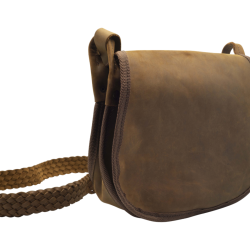 Sac &agrave; Cartouches Garenne Cuir Pleine Fleur Januel