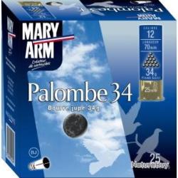 LOT DE 200 CARTOUCHES MARY ARM PUMA  CAL 12X70 35GR N&deg;6 BOURRE GRASSE