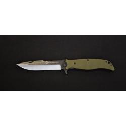 K25 25015 Couteau pliant G10 vert lame 13 cm